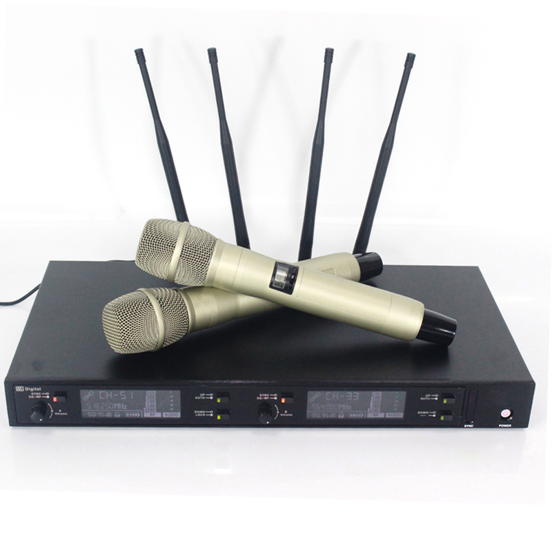 AXT220D Microfono per voce digitale wireless a lunga distanza UHF