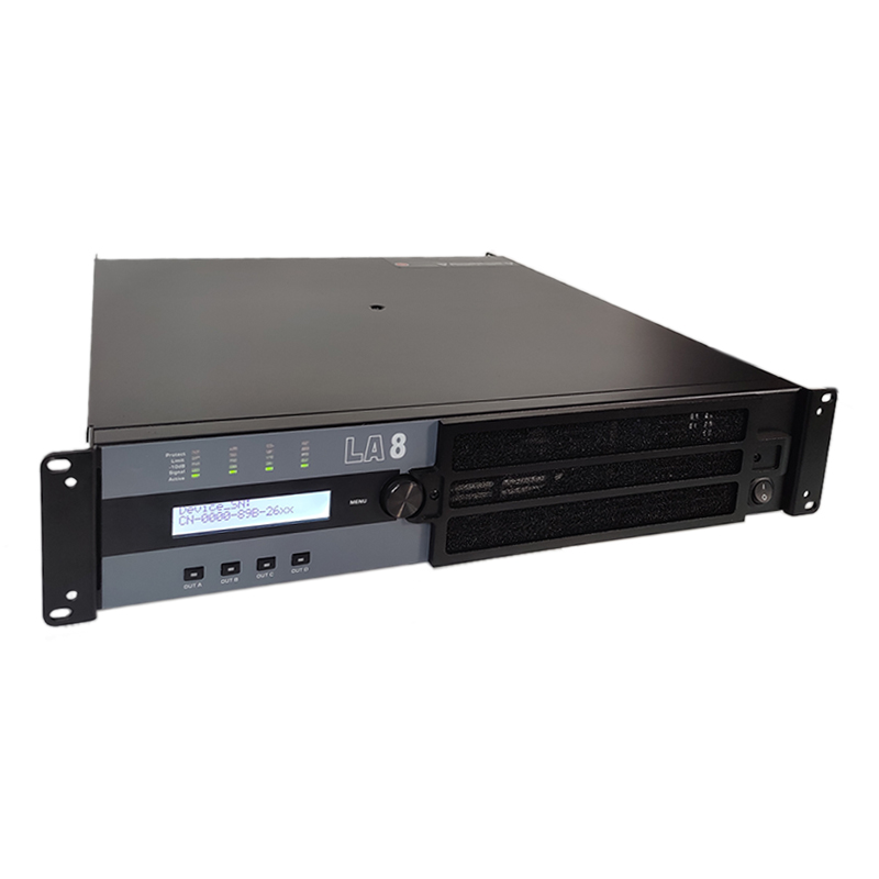 LA8 Amplificatore DSP di potenza switching audio stereo professionale