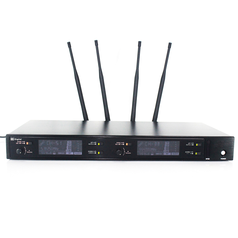 AXT220D Microfono per voce digitale wireless a lunga distanza UHF