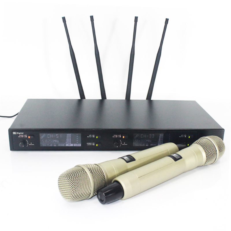 AXT220D Microfono per voce digitale wireless a lunga distanza UHF