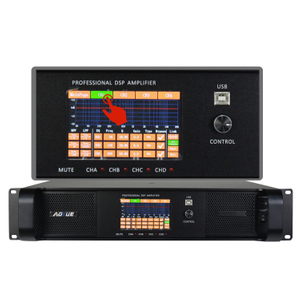 DSP6000Q Amplificatore di potenza audio professionale a 4 canali con DSP